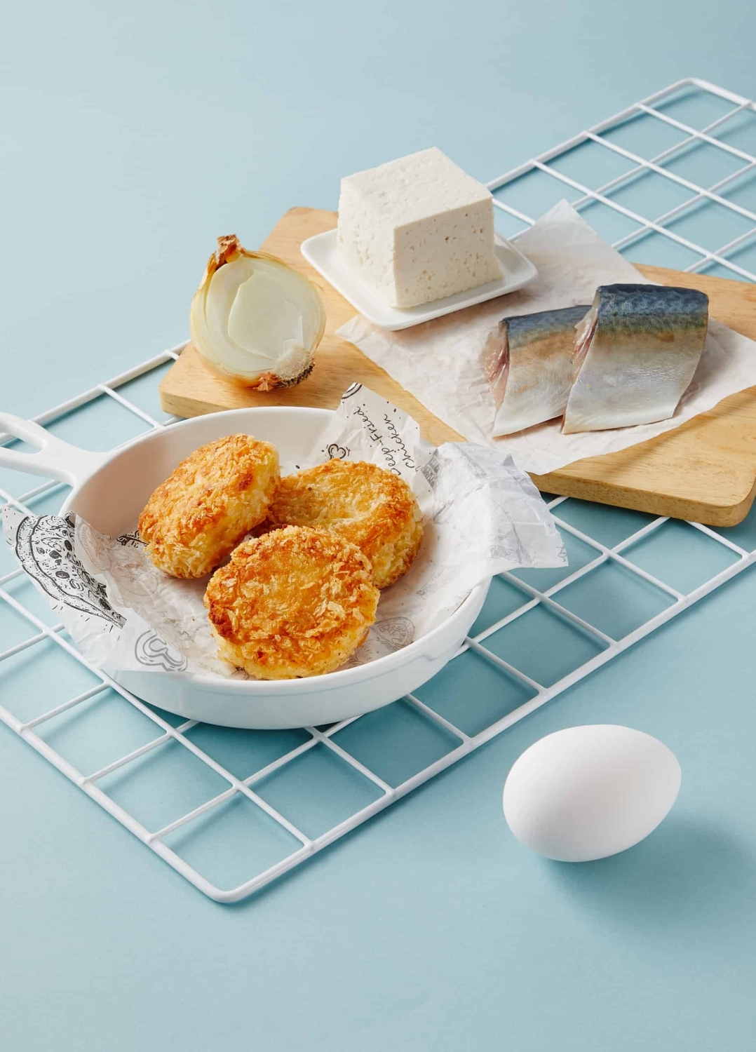 鯖魚豆腐肉排