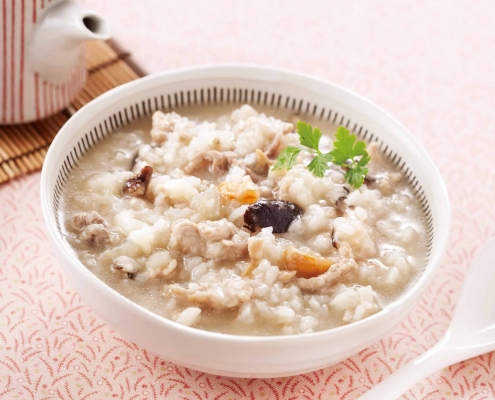 香菇瘦肉粥