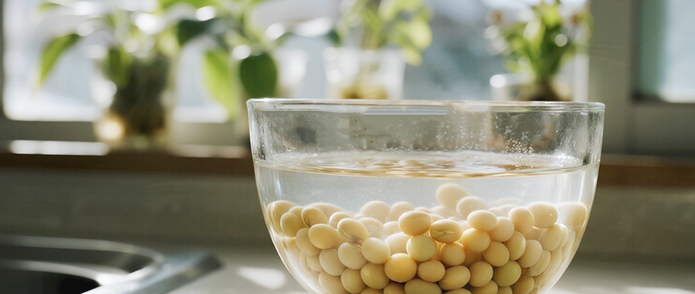02浸泡黃豆