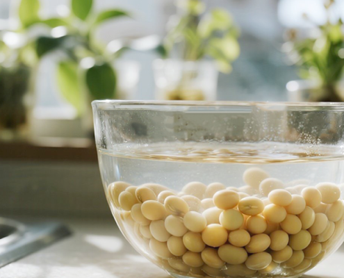 02浸泡黃豆