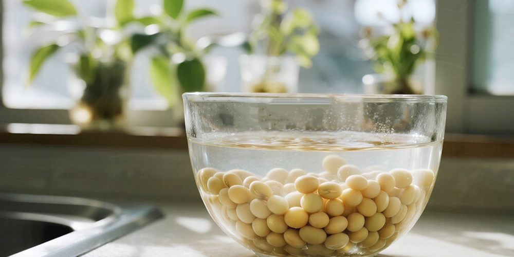 02浸泡黃豆