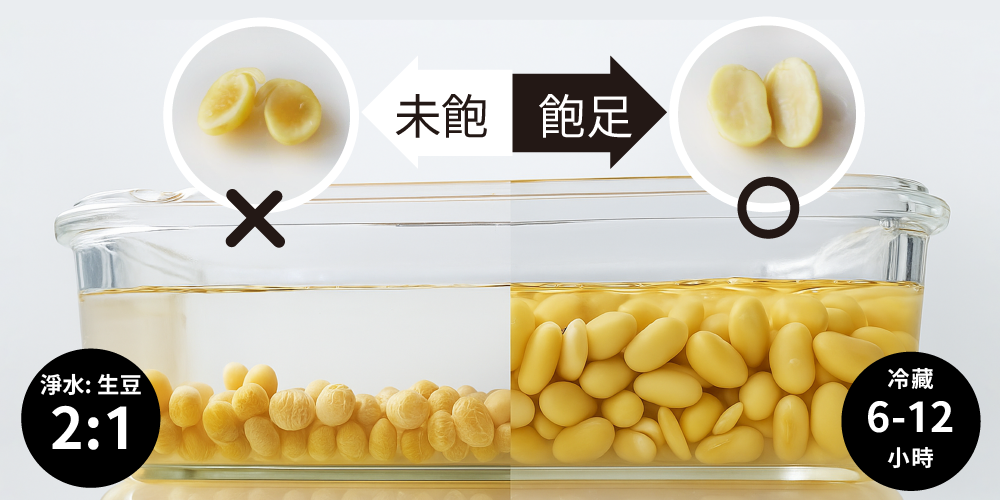 黃豆浸泡