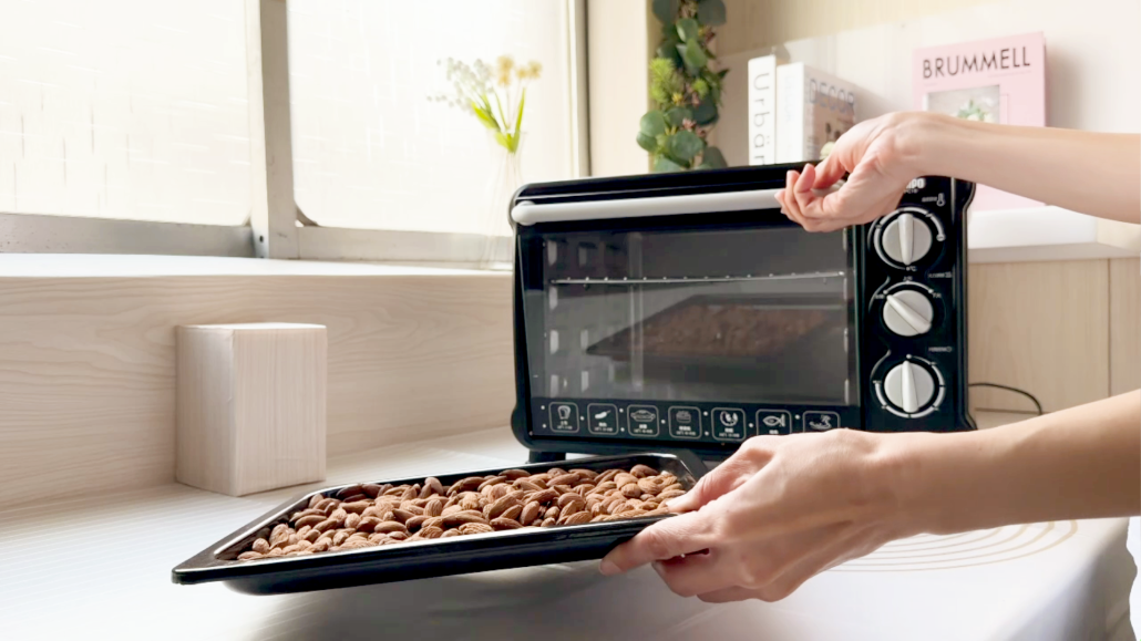 低溫烘烤，完整釋放杏仁果香氣